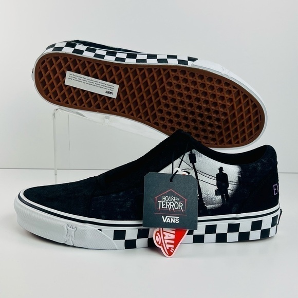 𝅺vans Old Skool x The Exorcist ‘House of Terror Horror’ Sneakers - Men’s 10.5 - Picture 1 of 13